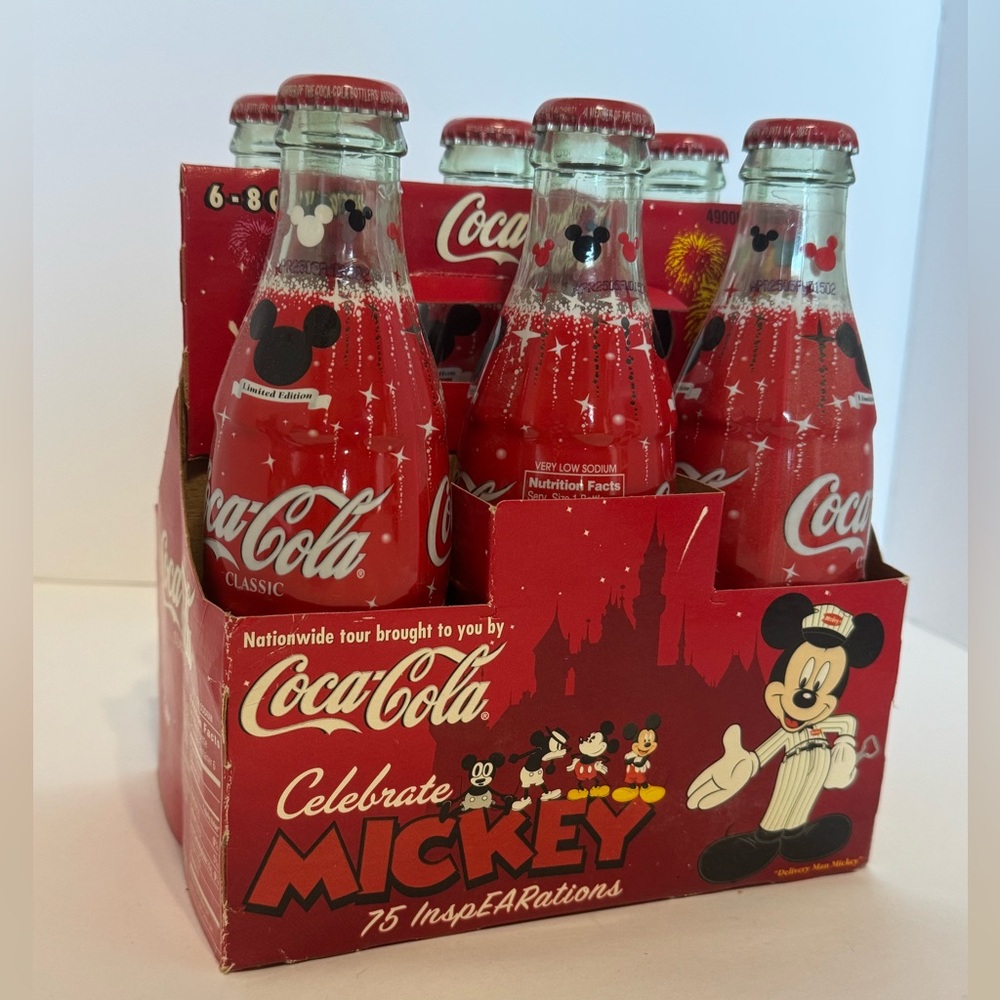 Coca Cola 6pk Celebrate Mickey 75 InspEARstions 2003